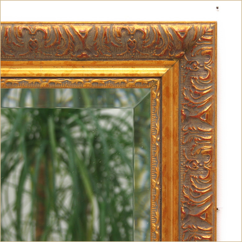 岡本鏡店オリジナルサイズオーダーミラーdu8939reのフレーム拡大写真