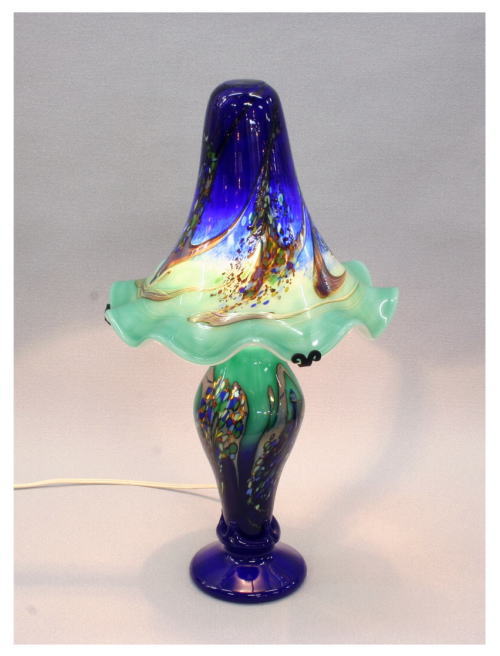 手吹きガラスのランプ Vr1055