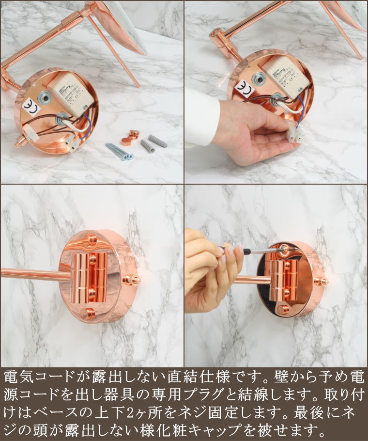 大きく映るLED付き3倍率拡大鏡アームミラー